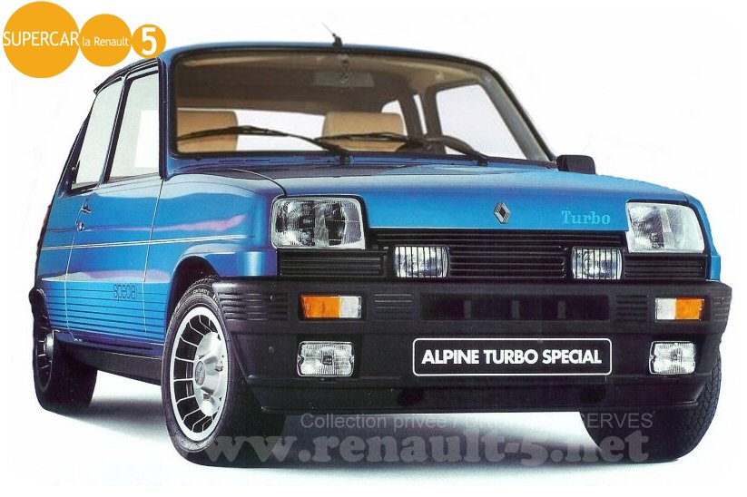 Renault 5 Alpine Turbo SPECIAL TOUT sur la RENAULT 5