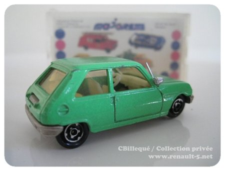 Voiture Miniature 3 inches (Environ 8 cms) Renault 5 - R5 - Welly 52361W :  : Jeux et Jouets