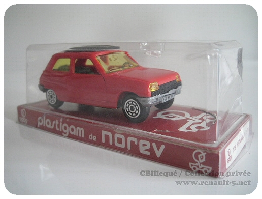 Norev Plastigram Renault 5 Rouge