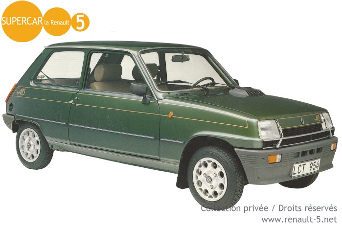 Renault 5 Exclusiv TOUT sur la RENAULT R5