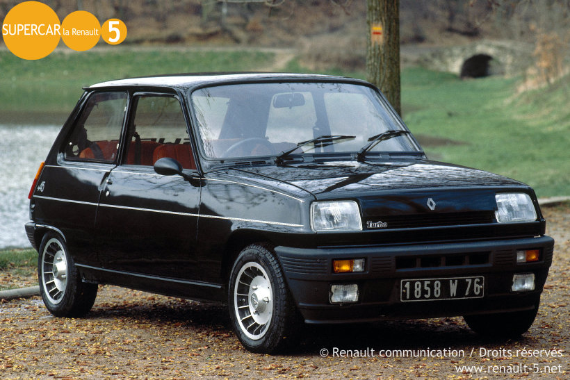 RENAULT 5 Alpine TURBO Tout sur la RENAULT 5