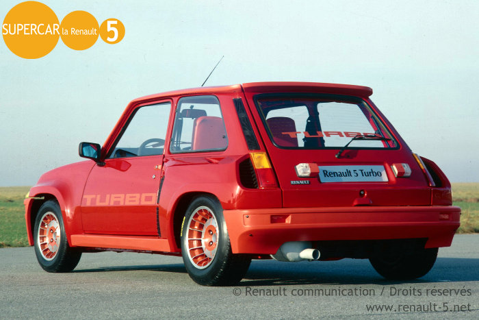 Renault 5 Turbo 1 TOUTsur la RENAULT R5
