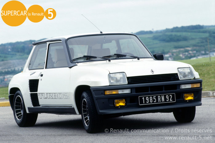 Renault 5 Turbo 2 TOUTsur la RENAULT R5